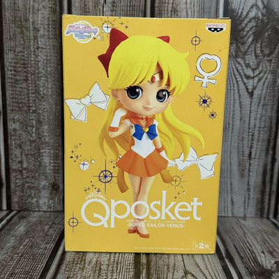 QPosket Sailor Moon Super Sailor Venus Figure Ver. A BRAND NEW