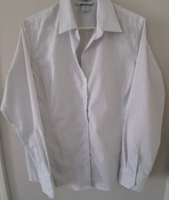 North End Sport Ladies Wrinkle Free 100% Cotton Shirt  L, Long Sleeve