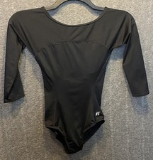 Capezio Womens Leotard Adult Size Small Camisole Bodysuit Black Dance Ballet