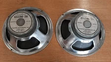 Vintage 1986 Celestion G12M-70, 12", 16 ohm, Ceramic Magnet Speakers, 1 pair (2)