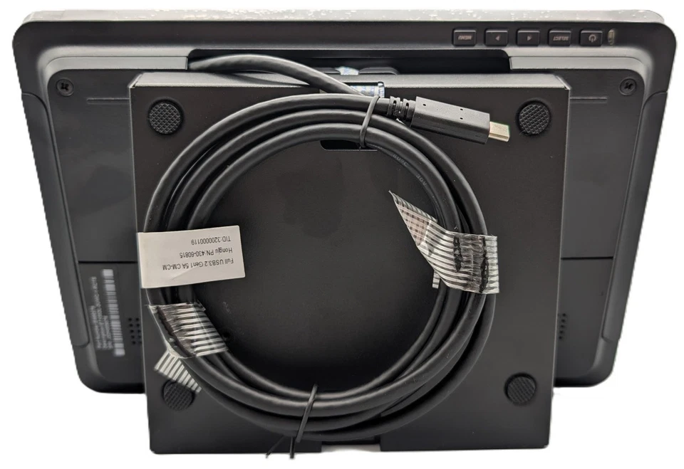 Elo 10" Touchscreen LCD Monitor - ET1002L-2UWC-1-RCTS (Customer Display) w Stand - Image 2 of 3