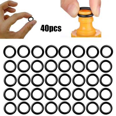 #ad 40PCS 3 8 ORings Kit for Pressure Washer Hose Quick Disconnect Garden Irrigation $10.66