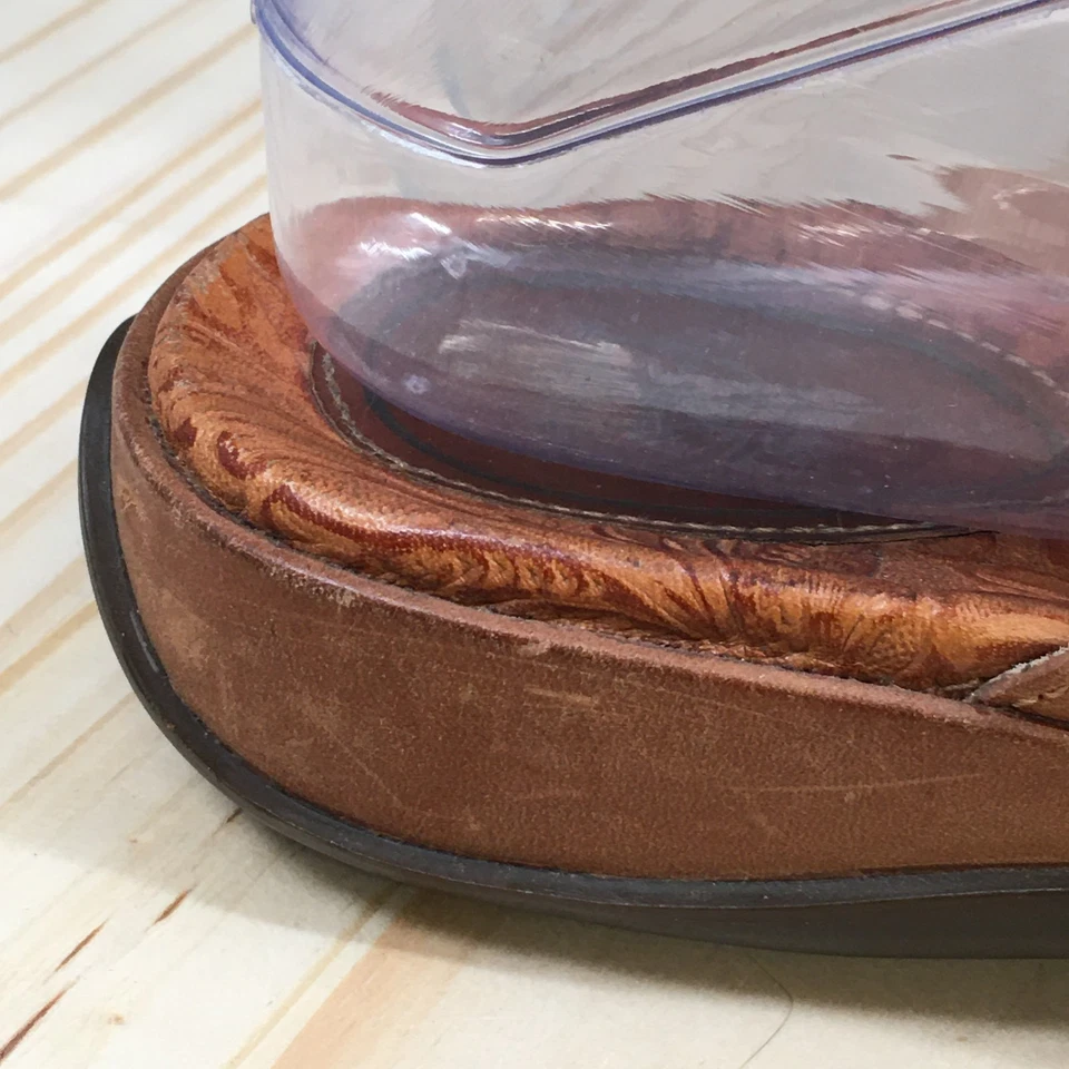 Ariat Sandals Womens 8 B Thong Brown Leather Toe-Post Casual Comfort Low Top - Image 3 of 4