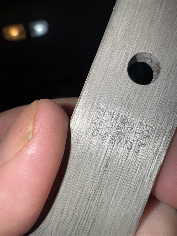 Schrade Old Timer Chisel Point Honesteel 7" con funda de cuero Foto 4 de 4