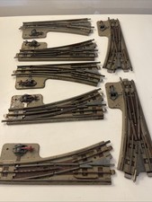 Hornby Dublo 3 Rail Electric & Manual Points Job Lot x7 Metal Track