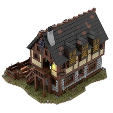 Compatible Modular Building: Medieval House and Farm Model with Interior