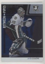 2002-03 ITG Be A Player Between the Pipes Jean-Sebastien Giguere #51 0q3