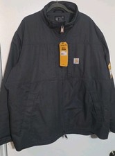 Carhartt Full Swing Loose Fit Quick Duck Ins Jacket Grey Men SZ 3XL NWT No Hood