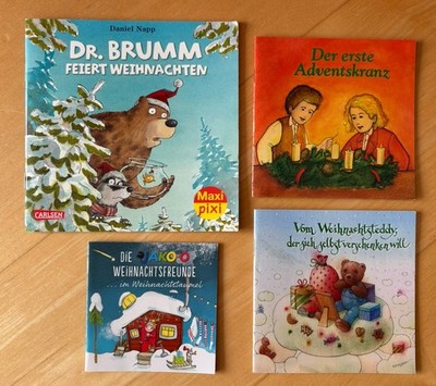 Konvolut 4 Büchlein, Dr. Brumm feiert Weihnachten & weitere, gebraucht