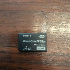 Sony 4GB Mark2 Memory Stick Pro Duo Magic Gate Memory card Tested