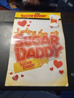 Sugar Daddy Candy ''Looking for my Sugar Daddy'' Iron-On Transfer Tootsie Roll Ind