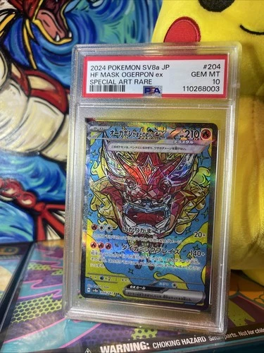 Hearthflame Mask Ogerpon ex PSA 10 Terastal Festival Japanese #204