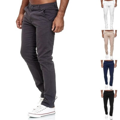 TAZZIO Chino | Slim Fit | Herren Stoffhose | Stretch | Designer Hose | 19530