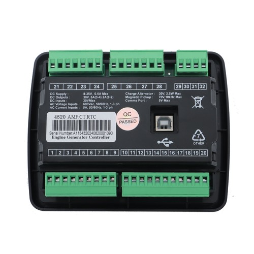 Schermo LCD DSE4520 Controller Generatore Scheda di Controllo Rilevamento Rete Trifase - Foto 5 di 12