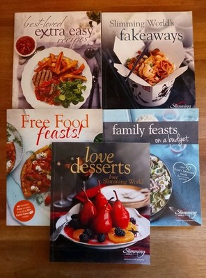 BOOK - Bundle Of X5 Slimming World Paperbacks Keep Fit Healthy Lifestyle Diet 