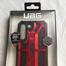 UAG Monarch Series Case for Samsung Galaxy S21+ S21 Plus Crimson Rugged, Durable