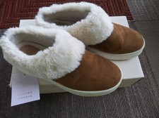 Lauren Conrad Faux Chestnut Faux/ Fur Slipper Womens Size 6.5 M  With box