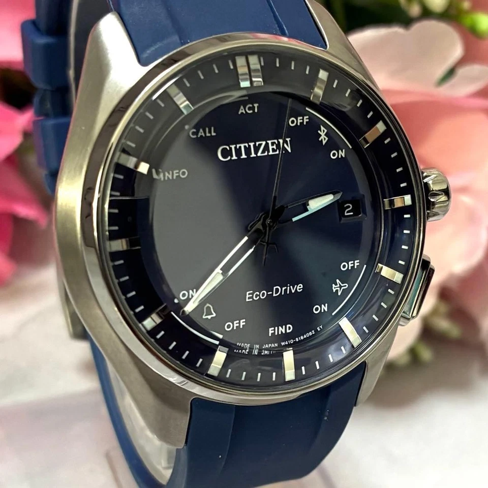 Citizen Eco-Drive Bluetooth W410 Navy Watch Naomi Osaka Model Tested - image 4 of 4
