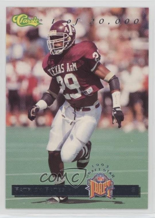 1993 Classic Draft Picks Draft Stars /20000 Patrick Bates #DS9 Rookie RC 08de