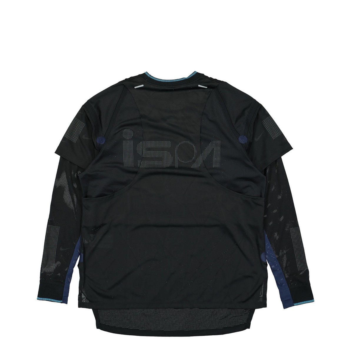 NWT - Nike ISPA Long-Sleeve Top Activewear FB2705-010 Black / Navy