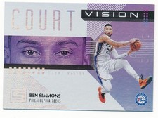 BEN SIMMONS 2018-19 PANINI STATUS COURT VISION #10 PHILADELPHIA 76ERS MINT