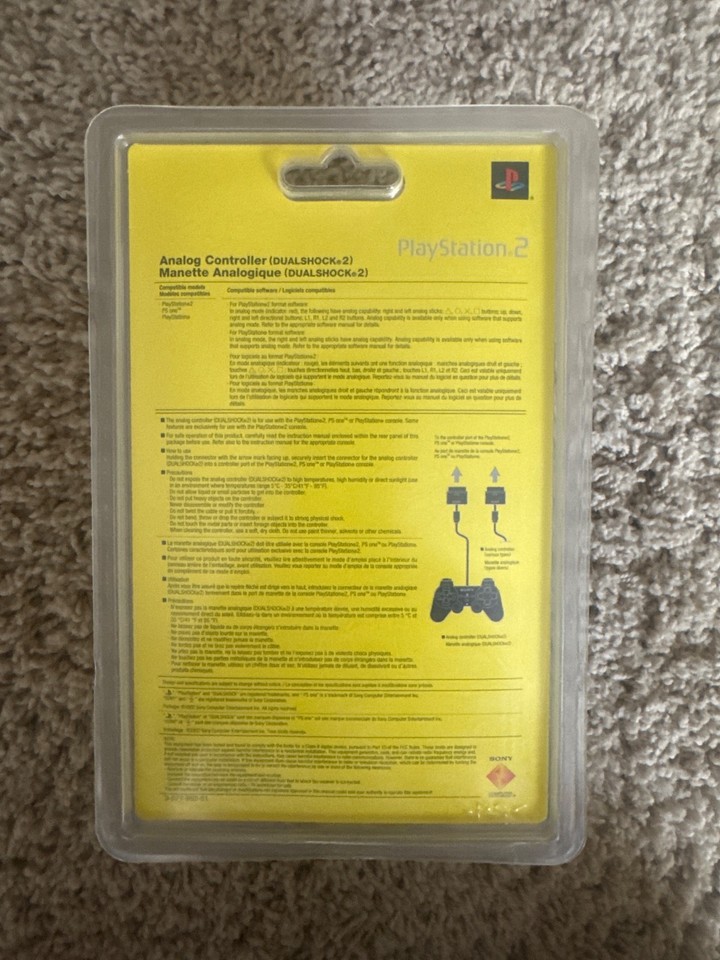 ORIGINAL NEW PS2 Controller slate gray DualShock | eBay