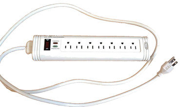 Belkin Surge Master 7 Outlets with Phone Line Protection 330V Model F5C572-TEL