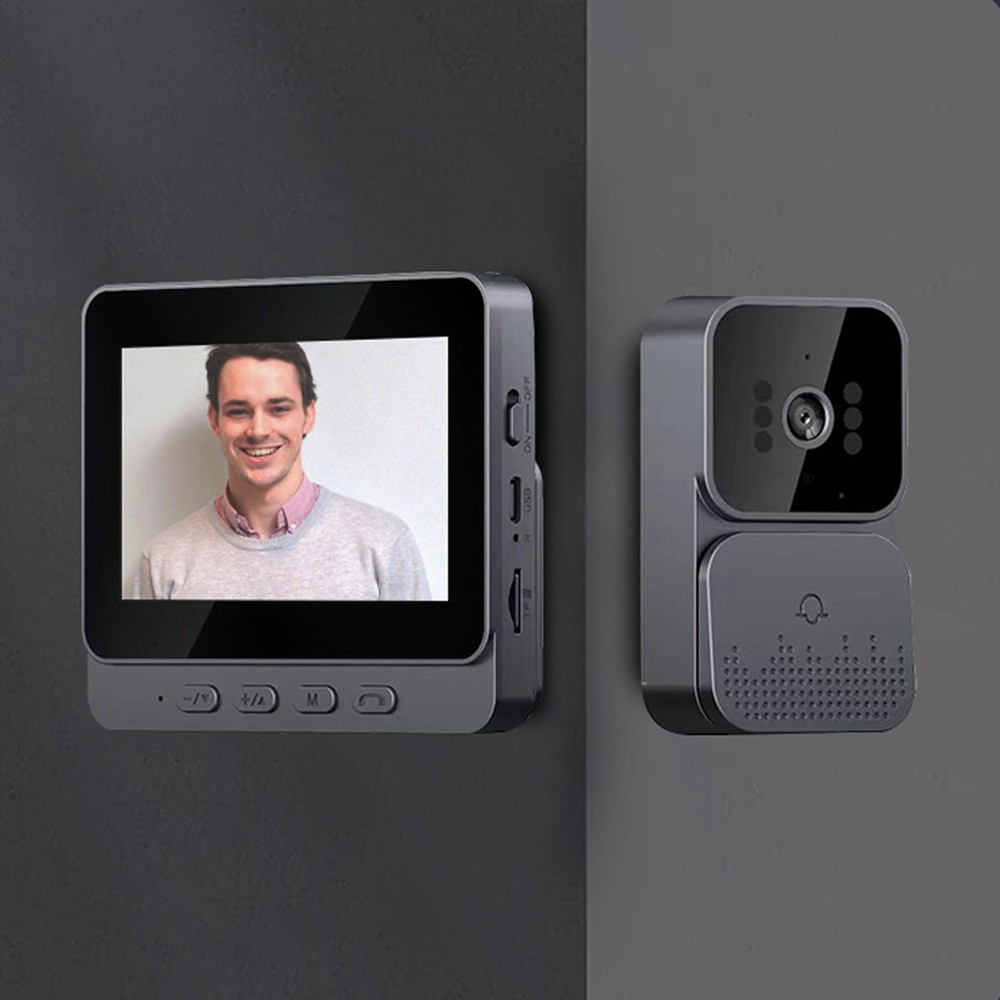 Smart Video Doorbell Phone Security Camera Door Bell Ring Intercom WiFi Wireless