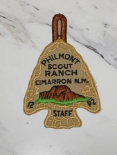 Vintage Boy Scouts Philmont Scout Ranch  Staff Arrowhead Patch