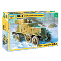 BA-3 Soviet Army Car Kit 1:35 Zvezda Kit Mezzi Militari -D- Neues Modell