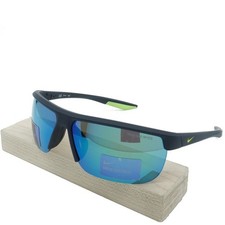 Mens Nike TEMPEST S Sunglasses, Grey w/ Deep Green Mirror