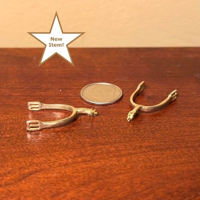RDLC One Sixth 1:6 Model Scale ''Brass'' CAVALRY SPURS for 12'' Action Figure/Doll