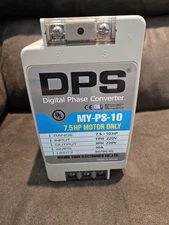 Single to 3 Phase Converter, Use 7.5HP(5.5kW) 23A Motor 200V-240V Only, MY-PS-10