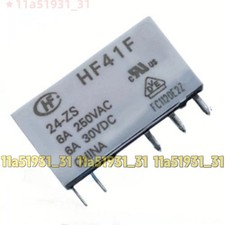 10PCS HF41F-24-ZS Relay 24VDC 6A 4PIN FREE SHIPPING
