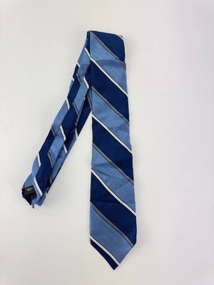 Robert Talbott Mens Neck Tie Blue 2 Tone Made in Italy