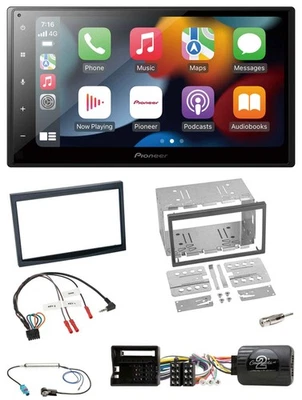 Pioneer DAB Bluetooth 2DIN USB Lenkrad Autoradio für Peugeot 307 2006-2009 - Bild 1 von 4