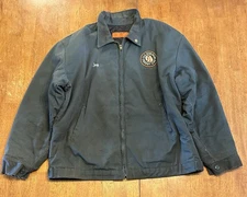 Vintage 80s Old Dominion Freight Line Red Kap Jacket XL Workwear