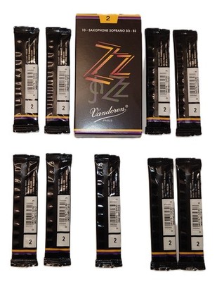 Vandoren ZZ Sopran Saxophon Blätter Stärke 2,0/ Box mit 9 Stück