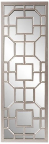 Howard Elliott Aldrich 46 1/2" High Champagne Frame Wall Mirror - Picture 1 of 6