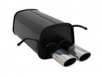 Novus Sportauspuff+Abe 2X85/58Mm Am-Design Stahl FüR Mercedes C Klasse