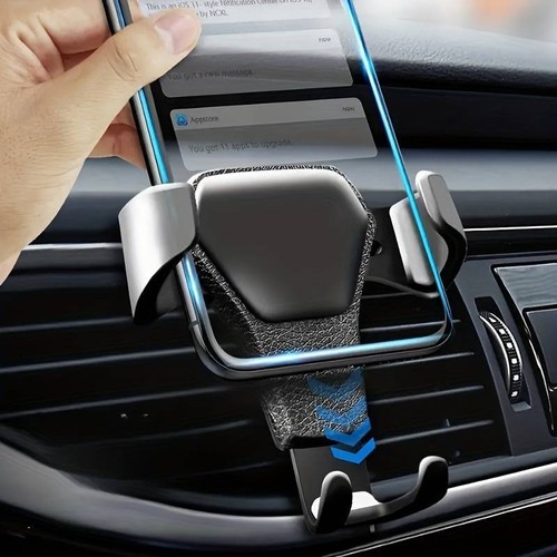 UK Universal Mobile Car Phone Holder Air Vent Gravity Design Mount Cradle Stand - 第 2/8 張圖片