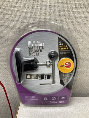 Omni Mount Stainless Steel Series Satellite Speaker Mount