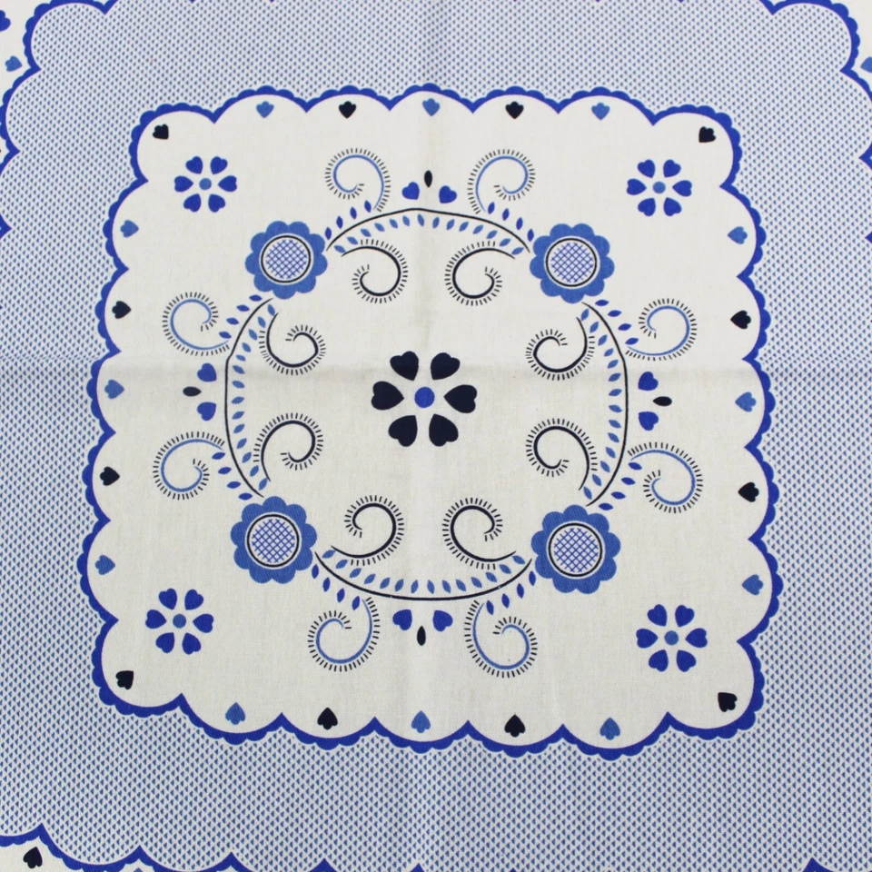 100% Cotton Limol Viana Heart  Made in Portugal Tablecloth, Various Colors - Image 3 of 4