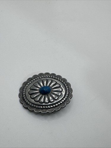Navajo Silver & Turquoise Small Childs Belt buckle