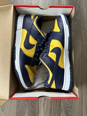 Nike Dunk Low Michigan 2021 with Box - Size 11.5