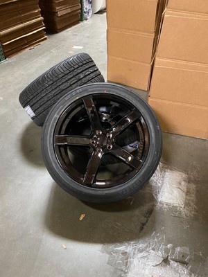20'' Flow Forged Gloss Black Wheels w/Tires Fits Dodge Charger Challenger Magnum