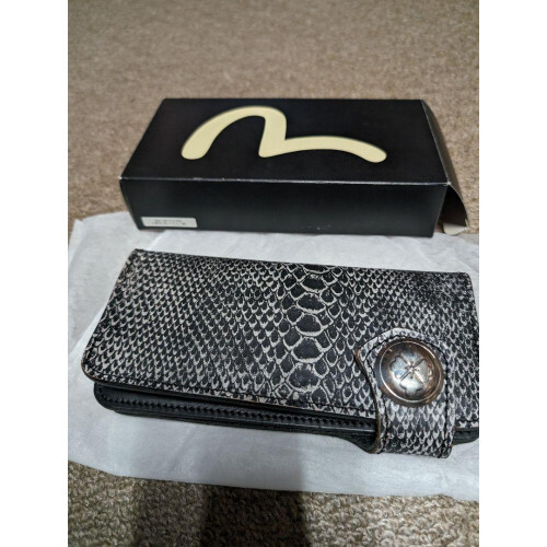 EVISU Evisu Super Rare Dokonjo Wallet Size 3 Python Pattern B limited From JAPAN image 3