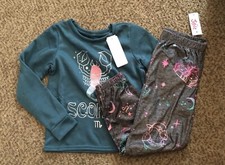 Sleep Justice Scorpio Fleece 2 Piece Pajama Set Girls Size 7 NWT