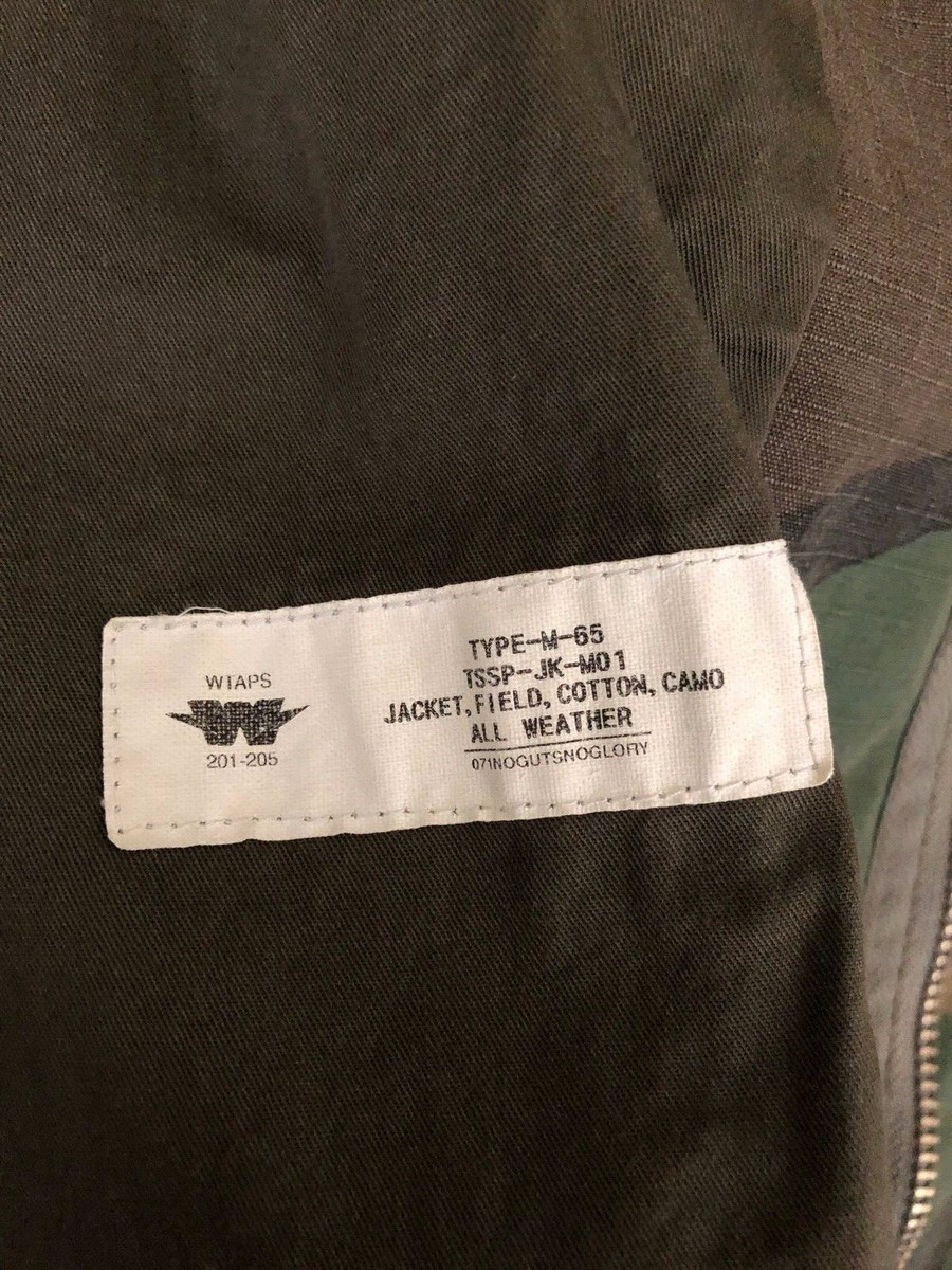 希少！　wtaps M-65 ジャケット S BF BLUES TRASH 希少！ wtaps M-65 ジャケット S BF BLUES TRASH - メルカリ