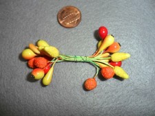 Vintage Double-End Miniature Fruit Stamens - ...